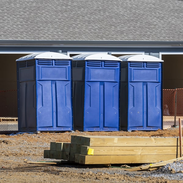 how do you dispose of waste after the porta potties have been emptied in Palestine OH